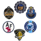 Modes šūti gludināmi izšūšanas raksti konusveida logotipa raksta plāksteris DIY žetons Dekoratīvs ikdienas T-krekls Bikses mugursoma Cepure