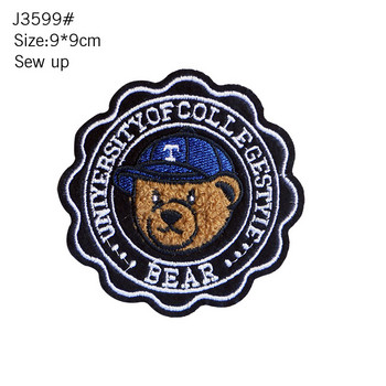 Fashion Sewn Iron Down Κέντημα Μοτίβο Κωνικό λογότυπο Μοτίβο Patch DIY Badge Διακοσμητικό Casual T-shirt Καπέλο σακίδιο πλάτης