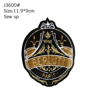 Fashion Sewn Iron Down Κέντημα Μοτίβο Κωνικό λογότυπο Μοτίβο Patch DIY Badge Διακοσμητικό Casual T-shirt Καπέλο σακίδιο πλάτης
