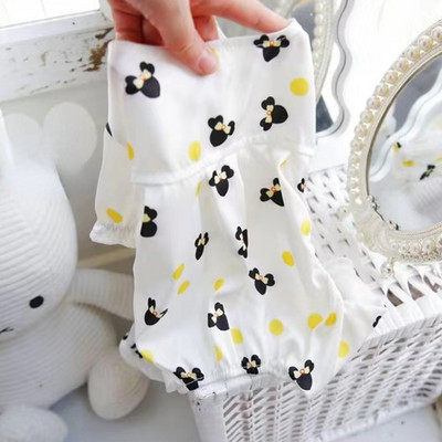 Mājdzīvnieku apģērbs Pavasaris Vasaras Mode Kaķu multfilmas Kombinezons Mazs Suns Mīlīgs Dizainera pidžamas Kucēnu Krekliņš Čivavas pūdelis Pomerānijas