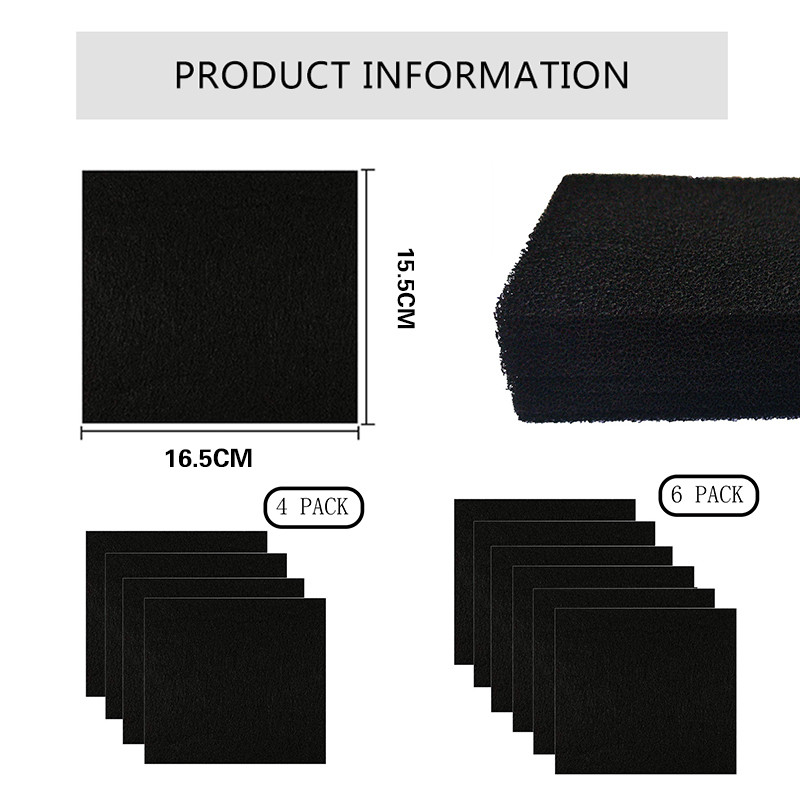 4/6 gab mājdzīvnieku kaķu pakaišu kastes filtrs aktivētās ogles dezodorējošais spilventiņš oglekļa iepakojuma dezodorants kokogles filtrs mājdzīvnieku tualetes atkritumu kastei
