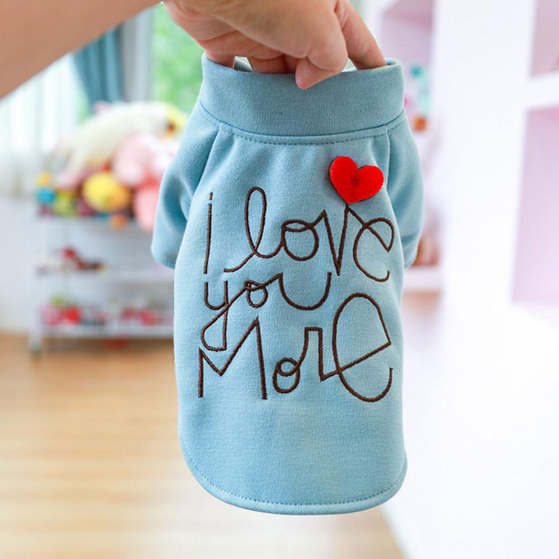 Mājdzīvnieku džemperis, kaķis suns, divkājains apģērbs apaļš kakls, burvīgs, mīksts burtu apdruka, mājdzīvnieku piederumi