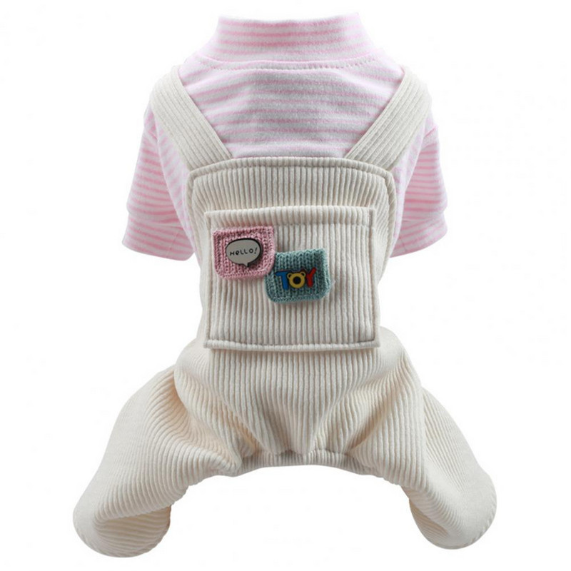 Mājdzīvnieku kombinezons Valkājams brīvs mājdzīvnieku bodijs Mājdzīvnieku suņi Svītraini četrkājainu sikspārņu apģērbi Mājdzīvnieku piederumi