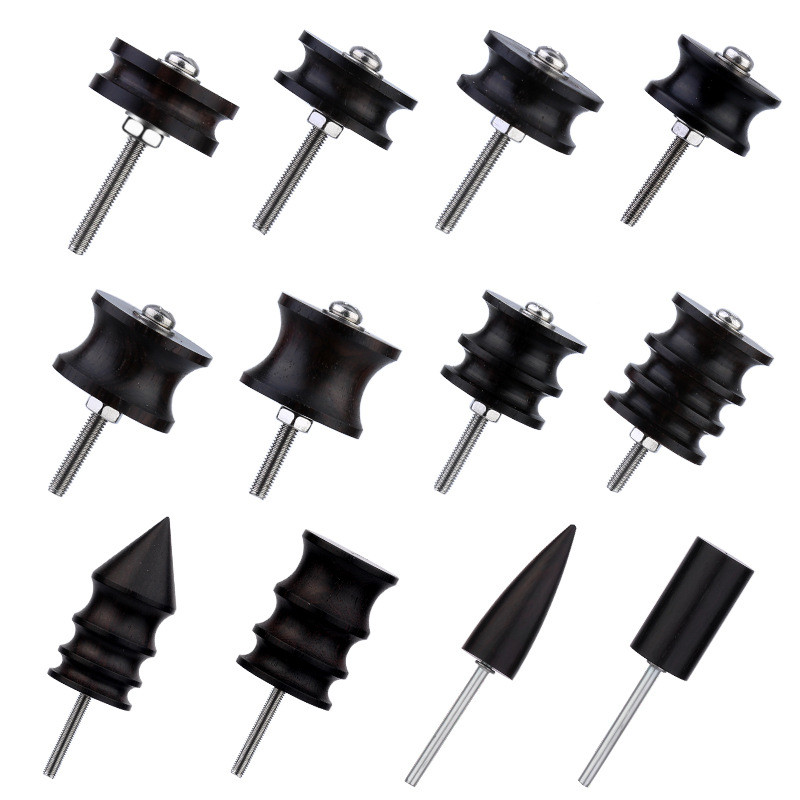 DIY ādas slīpēšanas rīks Ādas malu elektriskā pulēšanas mašīna Ādas amatniecības instrumenti Sandalkoka galvas ādas degli