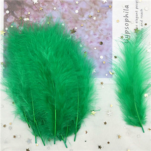 Pureće perje 50 komada 4-6 inča 10-15 cm pileće perje Perje purećeg marabua za karneval Noć vještica Božić DIY dekoracija rukotvorina