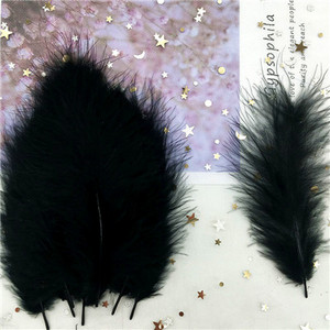 Pureće perje 50 komada 4-6 inča 10-15 cm pileće perje Perje purećeg marabua za karneval Noć vještica Božić DIY dekoracija rukotvorina