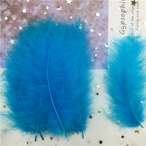 Pureće perje 50 komada 4-6 inča 10-15 cm pileće perje Perje purećeg marabua za karneval Noć vještica Božić DIY dekoracija rukotvorina