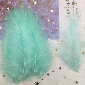 Pureće perje 50 komada 4-6 inča 10-15 cm pileće perje Perje purećeg marabua za karneval Noć vještica Božić DIY dekoracija rukotvorina