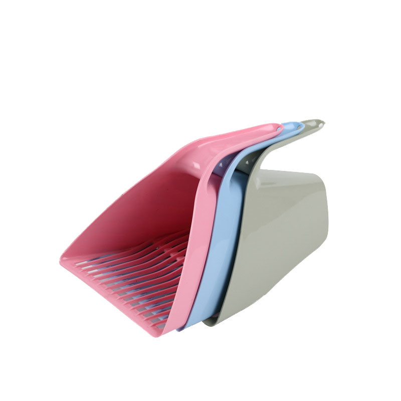 1 gab Kaķu pakaišu lāpsta Mājdzīvnieku tīrīšanas rīks Plastmasas liekšķere Kaķu smilšu tualetes tīrīšana Karstā izpārdošana Pakaišu mājas laušana