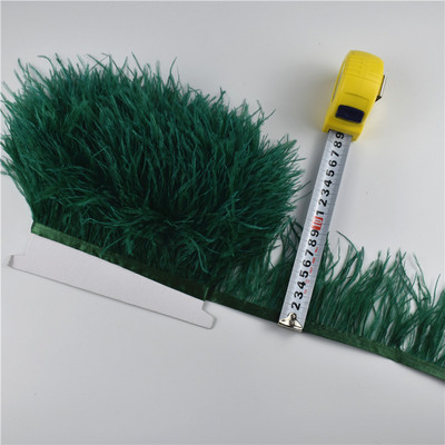 1 метър Ресни с украса от истински щраусови пера Бели щраусови пера за панделки за дрехи Пола от пера Plumas Декорация от перо