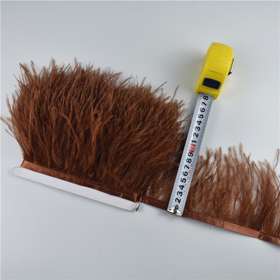 1 метър Ресни с украса от истински щраусови пера Бели щраусови пера за панделки за дрехи Пола от пера Plumas Декорация от перо