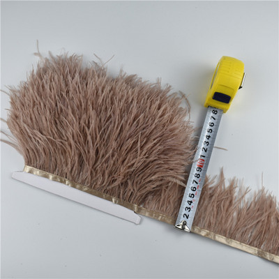 1 метър Ресни с украса от истински щраусови пера Бели щраусови пера за панделки за дрехи Пола от пера Plumas Декорация от перо