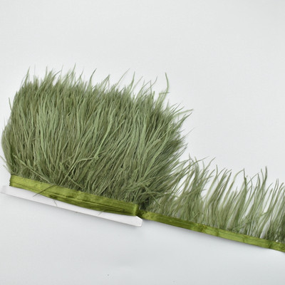 1 метър Ресни с украса от истински щраусови пера Бели щраусови пера за панделки за дрехи Пола от пера Plumas Декорация от перо