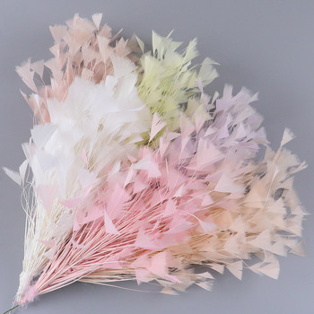 1 μάτσο λουλούδι γαλοπούλας για πούπουλα κεφαλής 10-12 ιντσών φτερά Διακόσμηση δεξίωσης γάμου Αξεσουάρ χειροτεχνίας Headpiece Plumas