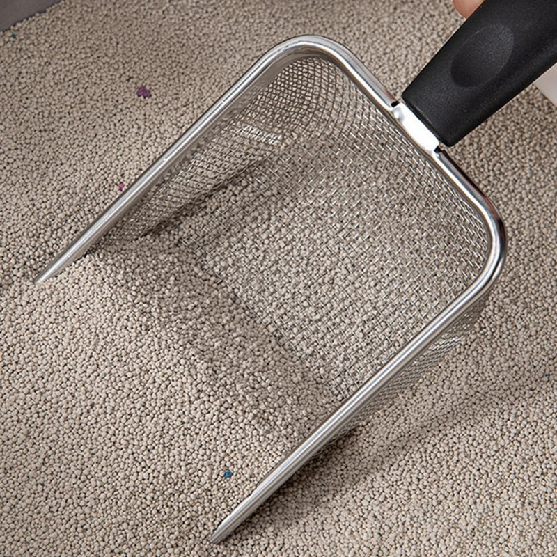 Macskaalomlapát üreges kis lyukak Lapát homok akasztólyuk Kisállat macskaalomtálca Strandlapát Macskatisztító kellékek