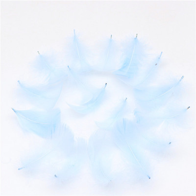 Suled hulgimüük 100 tk 4-8cm väike luigeplokk kohev värviline naturaalne hanesulg käsitööks Kleidi lõikamine ehete valmistamiseks