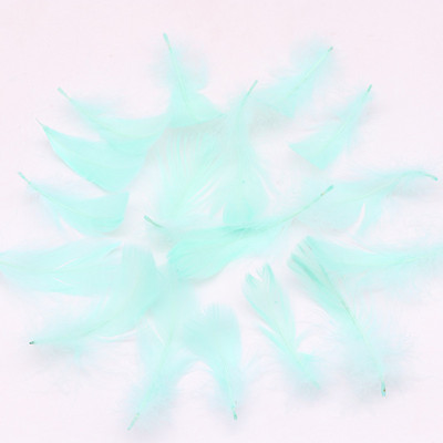 Suled hulgimüük 100 tk 4-8cm väike luigeplokk kohev värviline naturaalne hanesulg käsitööks Kleidi lõikamine ehete valmistamiseks