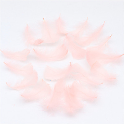 Suled hulgimüük 100 tk 4-8cm väike luigeplokk kohev värviline naturaalne hanesulg käsitööks Kleidi lõikamine ehete valmistamiseks