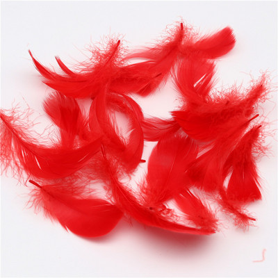 Suled hulgimüük 100 tk 4-8cm väike luigeplokk kohev värviline naturaalne hanesulg käsitööks Kleidi lõikamine ehete valmistamiseks