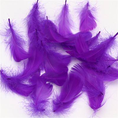 Suled hulgimüük 100 tk 4-8cm väike luigeplokk kohev värviline naturaalne hanesulg käsitööks Kleidi lõikamine ehete valmistamiseks