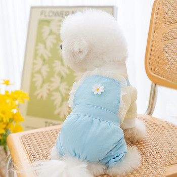 Ανοιξιάτικες φόρμες για σκύλους Ολόσωμη φόρμα για μικρά ρούχα για σκύλους Rompers Yorkie Pomeranian Shih Tzu Maltese Poodle Bichon Schnauzer Ρούχα για κατοικίδια