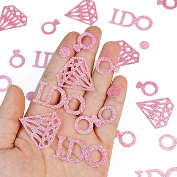 15g Glitter διαμαντένιο δαχτυλίδι κομφετί νυφικό ντους επιτραπέζιο scatter για κοριτσάκι DIY προμήθειες γάμου γενεθλίων