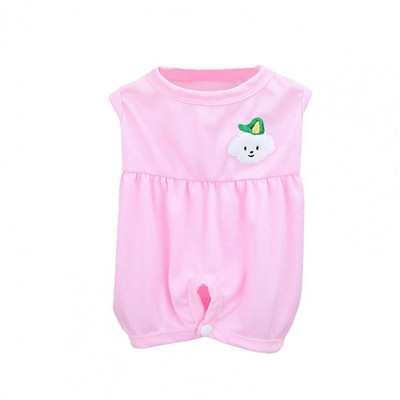 Mīksts kucēnu kaķu ķirurģijas atjaunošanas kopšanas apģērbs Elastīgs suņu sterilizācijas uzvalks mājdzīvniekam pēc operācijas krekls mazam kaķim