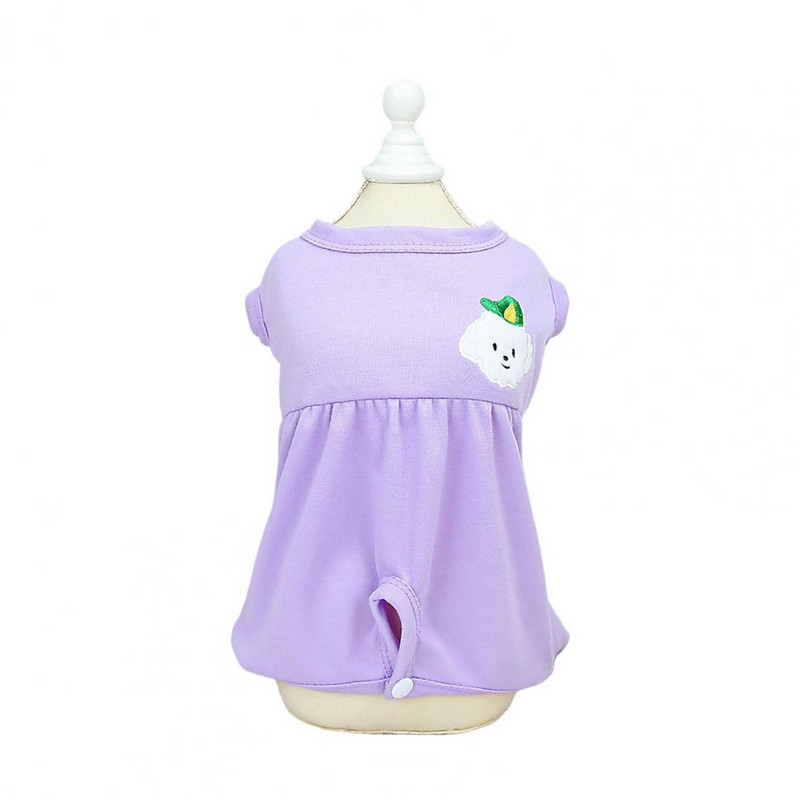 Mīksts kucēnu kaķu ķirurģijas atjaunošanas kopšanas apģērbs Elastīgs suņu sterilizācijas uzvalks mājdzīvniekam pēc operācijas krekls mazam kaķim