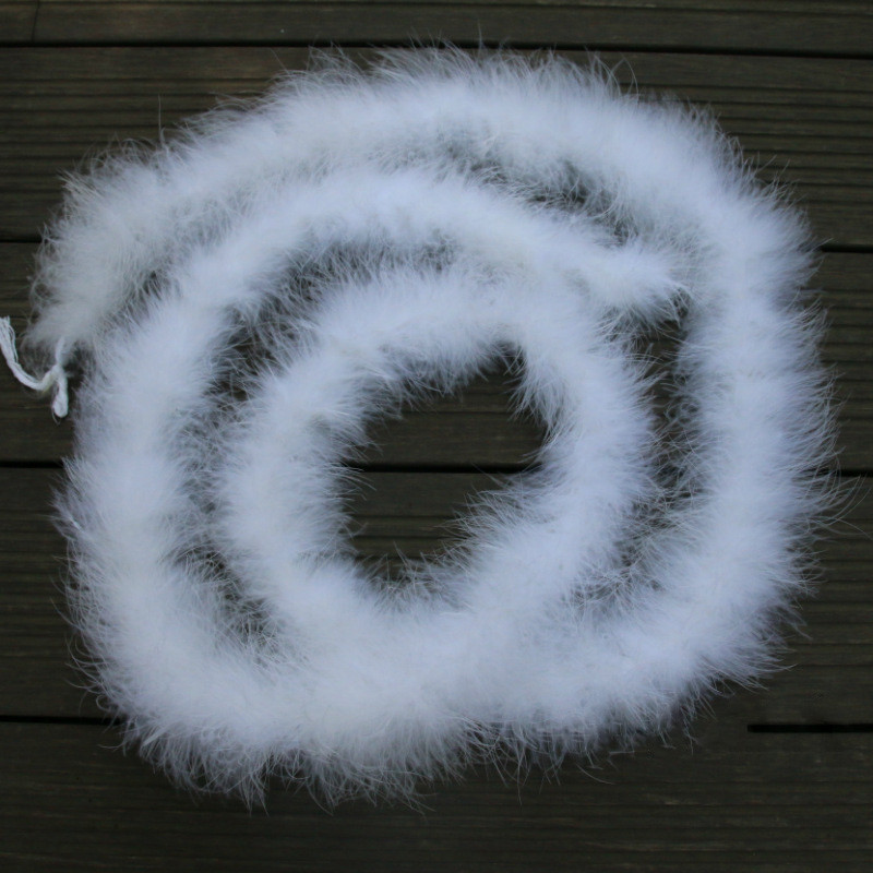 2 metri bieza, pūkaina tītara spalvu boa, mīksta pilna spalvu apdares svītra kāzu ballīšu kostīmu skatuves Cosplay DIY dekorēšanai