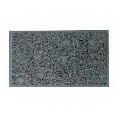 Mājdzīvnieku kaķu pakaišu paklājiņš Pārnēsājams, mīksts ķepas, apdrukāts spilventiņš, ūdensizturīgs, neslīdošs paliktnis mājas grīdas automašīnu tīrīšanai, PVC biezs paklājs