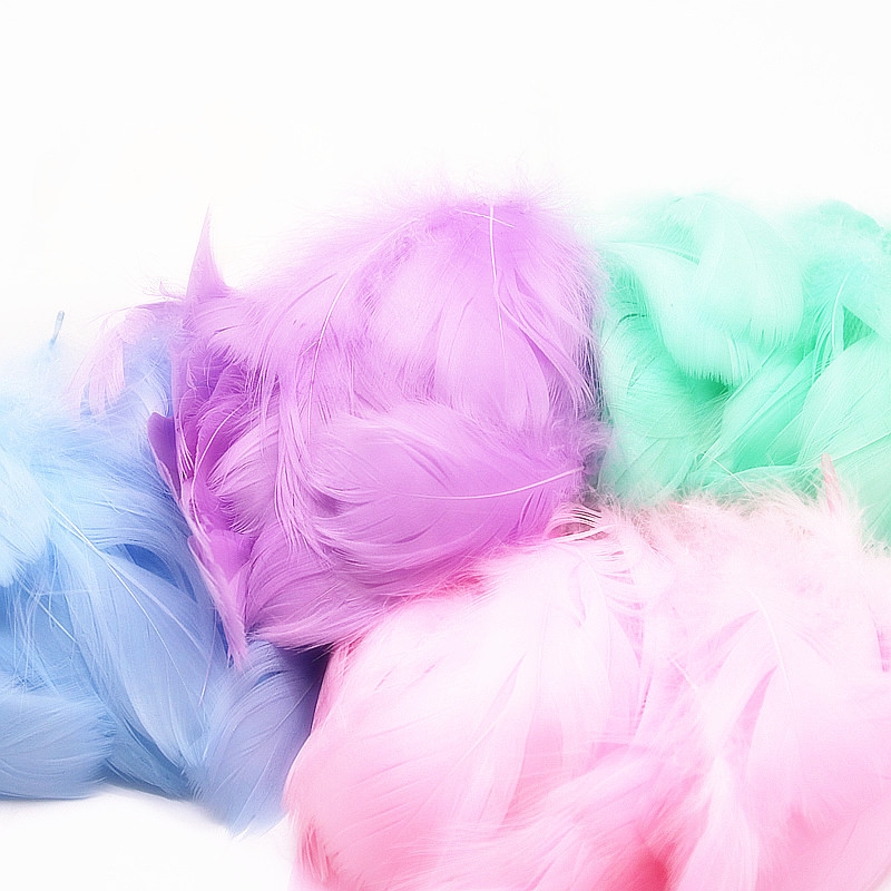 100 db natúr libatoll tollak 4-8cm 8-12cm színes hattyutollal lakberendezéshez Kézműves barkács ékszer dekoráció