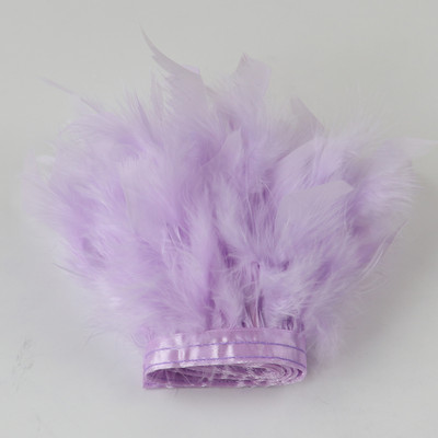 1 metar prirodne kože ružičaste boje pureće perje ukrasi vrpce vjenčanica šivanje rukotvorina veleprodaja