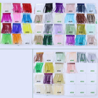 8-10cm Természetes strucctollak Vágószalag Dekoráció Kézműves Parti Esküvői Ruha Ruhák Varrás Kézműves toll 1M Nagyker