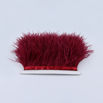 8-10cm Természetes strucctollak Vágószalag Dekoráció Kézműves Parti Esküvői Ruha Ruhák Varrás Kézműves toll 1M Nagyker