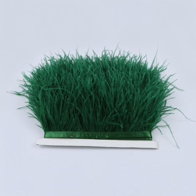 8-10cm Természetes strucctollak Vágószalag Dekoráció Kézműves Parti Esküvői Ruha Ruhák Varrás Kézműves toll 1M Nagyker