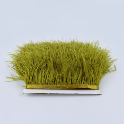 8-10cm Természetes strucctollak Vágószalag Dekoráció Kézműves Parti Esküvői Ruha Ruhák Varrás Kézműves toll 1M Nagyker