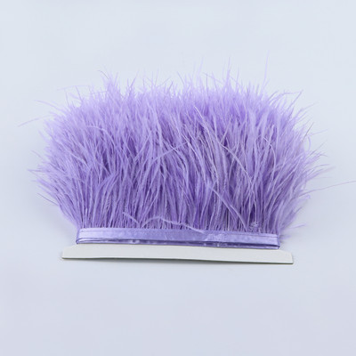 8-10cm Természetes strucctollak Vágószalag Dekoráció Kézműves Parti Esküvői Ruha Ruhák Varrás Kézműves toll 1M Nagyker