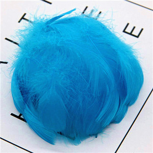 Természetes hattyutollak 4-7cm 1-2 hüvelyk kis úszó tollak libatoll színes tollak dekorációs kézművesekhez 100db