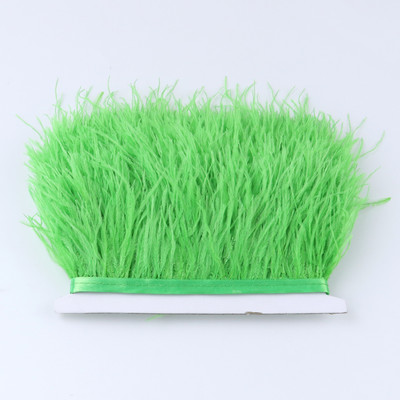 1 metras Daugiaspalvės Stručio plunksnos kirpimo juostelė 8-10cm Natūralios plunksnos suknelėms Drabužiams Suknelių dekoravimui Siuvimo amatai