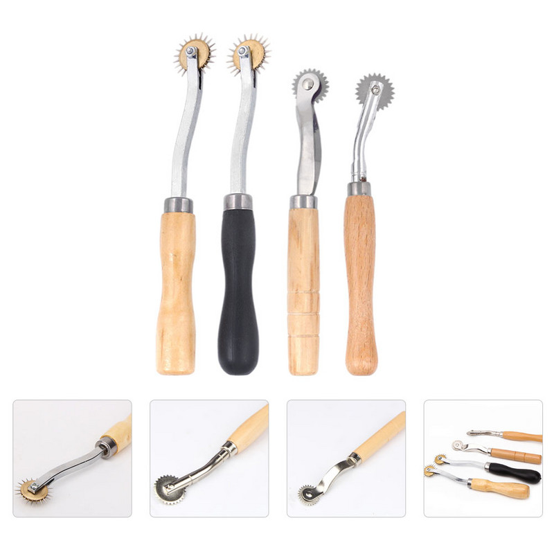 4gab DIY rokas instrumenti Atstatuma riteņi Auduma izsekošanas riteņi