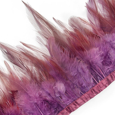 1 metrs krāsains fazānu gaiļa spalvu bārkstis uz lentes vistas spalvu lentes šūšana, mušu sasienama kleita, mežģīņu rotājumi