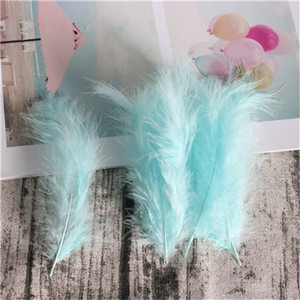Plunksnos 10-15 cm Kalakutienos plunksnos 4-6 colių 50 vnt. Vištienos plunksnos Spalvingos plunksnos Para Manualidades vestuvinių suknelių dekoravimui