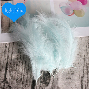 Plunksnos 10-15 cm Kalakutienos plunksnos 4-6 colių 50 vnt. Vištienos plunksnos Spalvingos plunksnos Para Manualidades vestuvinių suknelių dekoravimui