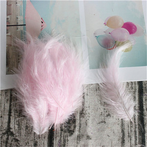 Plunksnos 10-15 cm Kalakutienos plunksnos 4-6 colių 50 vnt. Vištienos plunksnos Spalvingos plunksnos Para Manualidades vestuvinių suknelių dekoravimui