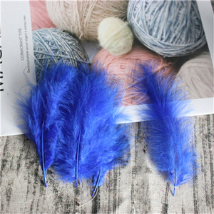 Plunksnos 10-15 cm Kalakutienos plunksnos 4-6 colių 50 vnt. Vištienos plunksnos Spalvingos plunksnos Para Manualidades vestuvinių suknelių dekoravimui