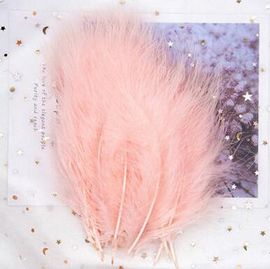 Plunksnos 10-15 cm Kalakutienos plunksnos 4-6 colių 50 vnt. Vištienos plunksnos Spalvingos plunksnos Para Manualidades vestuvinių suknelių dekoravimui