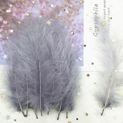 Plunksnos 10-15 cm Kalakutienos plunksnos 4-6 colių 50 vnt. Vištienos plunksnos Spalvingos plunksnos Para Manualidades vestuvinių suknelių dekoravimui