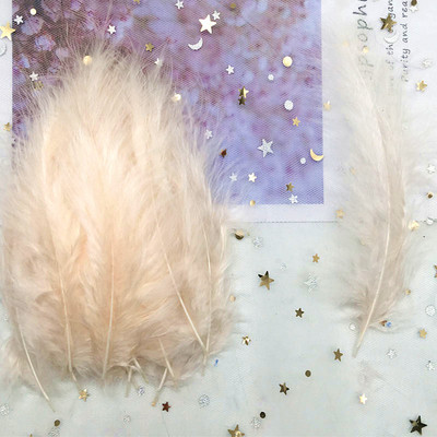 Plunksnos 10-15 cm Kalakutienos plunksnos 4-6 colių 50 vnt. Vištienos plunksnos Spalvingos plunksnos Para Manualidades vestuvinių suknelių dekoravimui