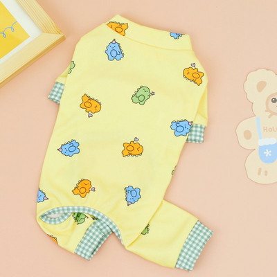 Pavasara suns Kombinezons Apģērbs Jauki Vasaras Jorkas Mētelis Čivavas Pūdelis Bišons Pomerānijas šnaucers Kostīms Sunītis Mājdzīvnieki Bikses Apģērbs