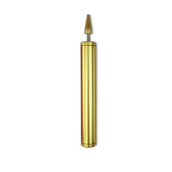 Δερμάτινο Edge Dye Pen Brass Head Leather Edge Oil Pen Applicator Speedy Edge Roller Paint Leather Paint Craft Tools